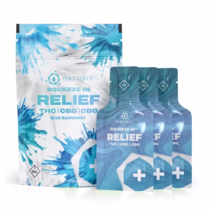 Blue Raspberry Relief Tinctible Squeeze Gel [2:1:1 THC:CBD:CBG] 11pk 110mg |